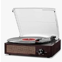 Vinyl Record Player Turntable with Built-in Bluetooth