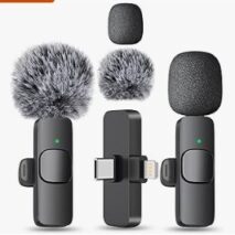 MAYBESTA Wireless Mini Microphone for iPhone, Android Phone