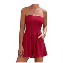 PRETTYGARDEN Summer Strapless Rompers